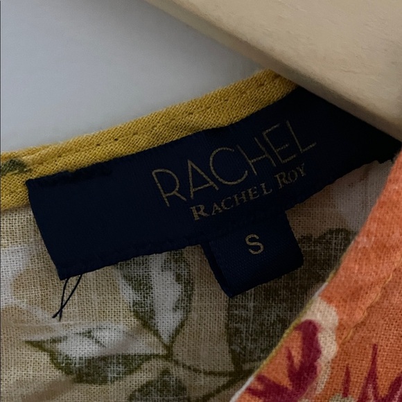 RACHEL Rachel Roy Yellow Floral Blouse - Picture 2 of 6